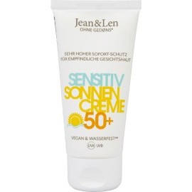 Jean & Len Face sun cream, sensitive, SPF 50+, 50 ml