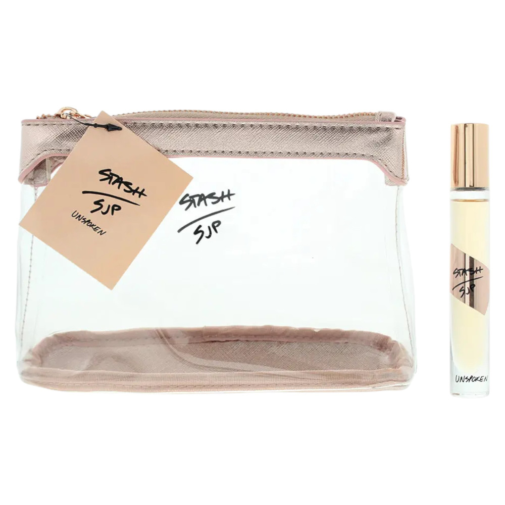 Set Sarah Jessica Parker: Stash SJP Unspoken, Textile Bag, For Women + Stash SJP Unspoken, Eau De Parfum, For Women, 10 ml *Mini