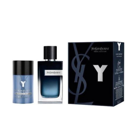 Set Yves Saint Laurent: Y Intense, Eau De Parfum, For Men, 100 ml + Y, Anti-Perspirant, Deodorant Stick, For Men, 75 g