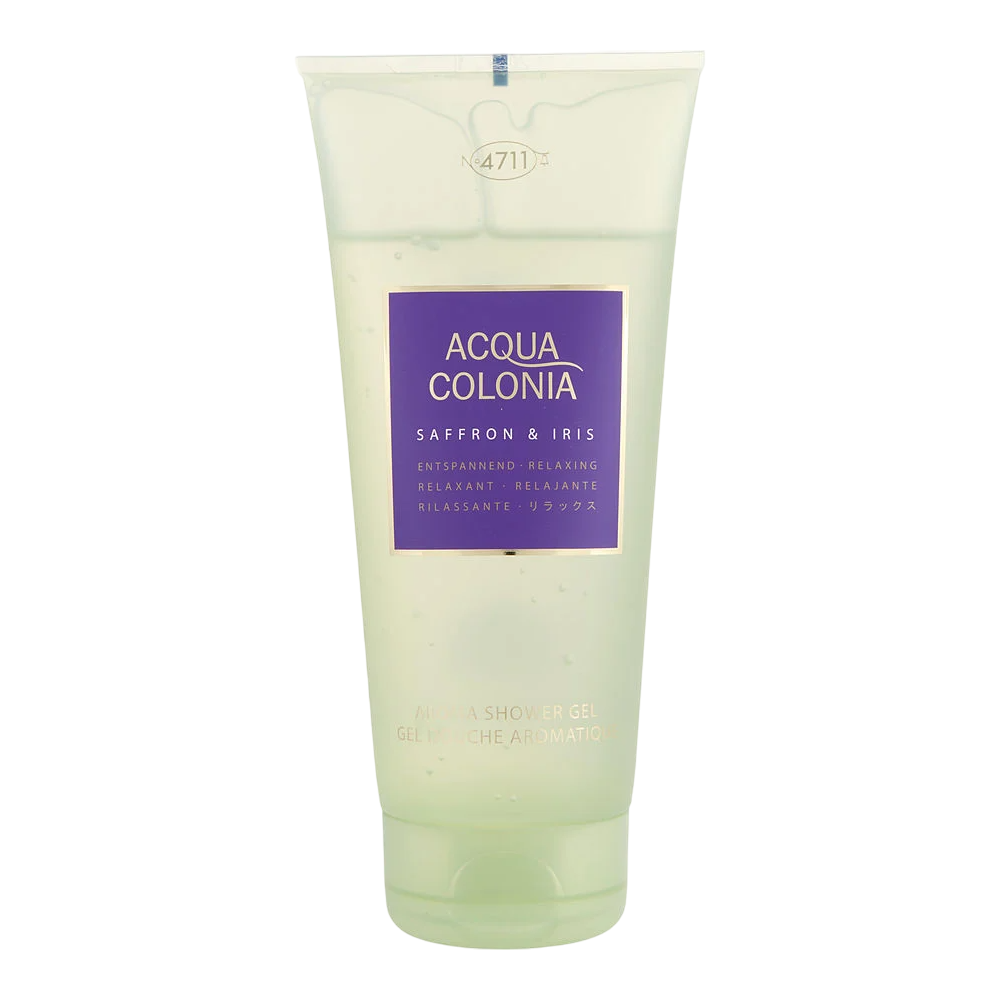 4711, Acqua Colonia, Colonia Saffron & Iris, Hydrating, Shower Gel, All Skin Types, 200 ml