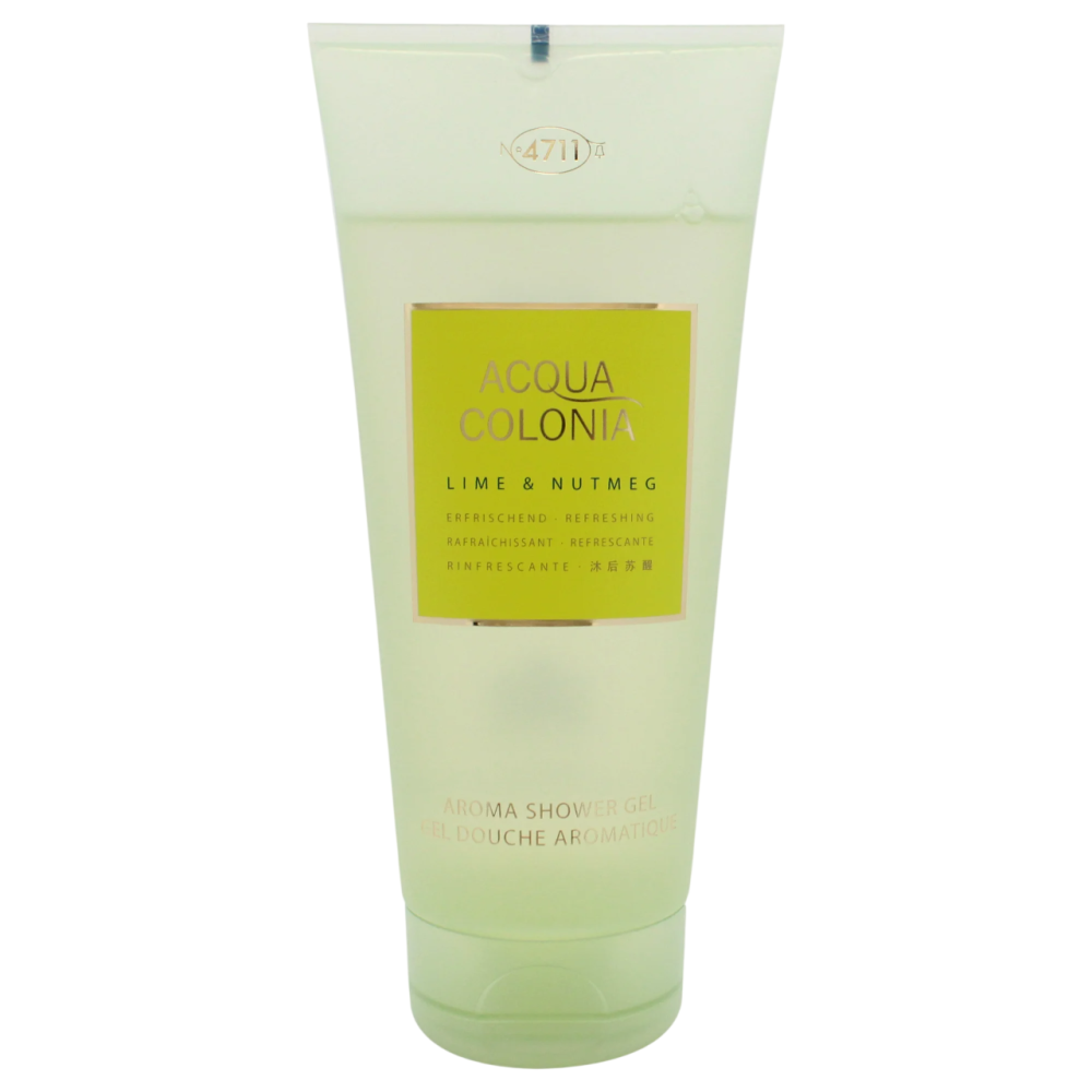 4711, Acqua Colonia, Lime & Nutmeg, Moisturizing, Shower Gel, Body, All Skin Types, 200 ml