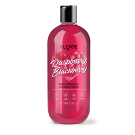 I Love, Raspberry & Blackberry, Hydrating, Shower Gel, For All Skin Types, 750 ml