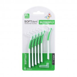 SOFTdent® Butterfly XL interdental brushes (0.8 mm)