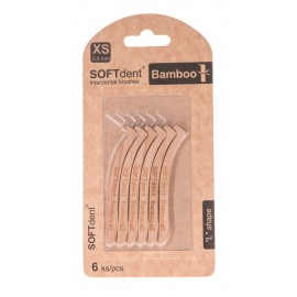 SOFTdent® Bamboo XS interdental brushes (0.4 mm)