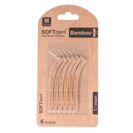 SOFTdent® Bamboo M interdental brushes (0.6 mm)