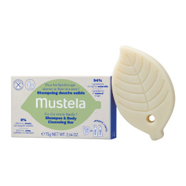 Mustela, Organic, Olive Oil, Hair Shampoo Bar, Gentle Cleansing, 75 g