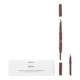 Byredo, All-In-One, Precision, Double-Ended, Eyebrow Cream Pencil & Brush 2-In-1, 02, Sepia, 0.5 g