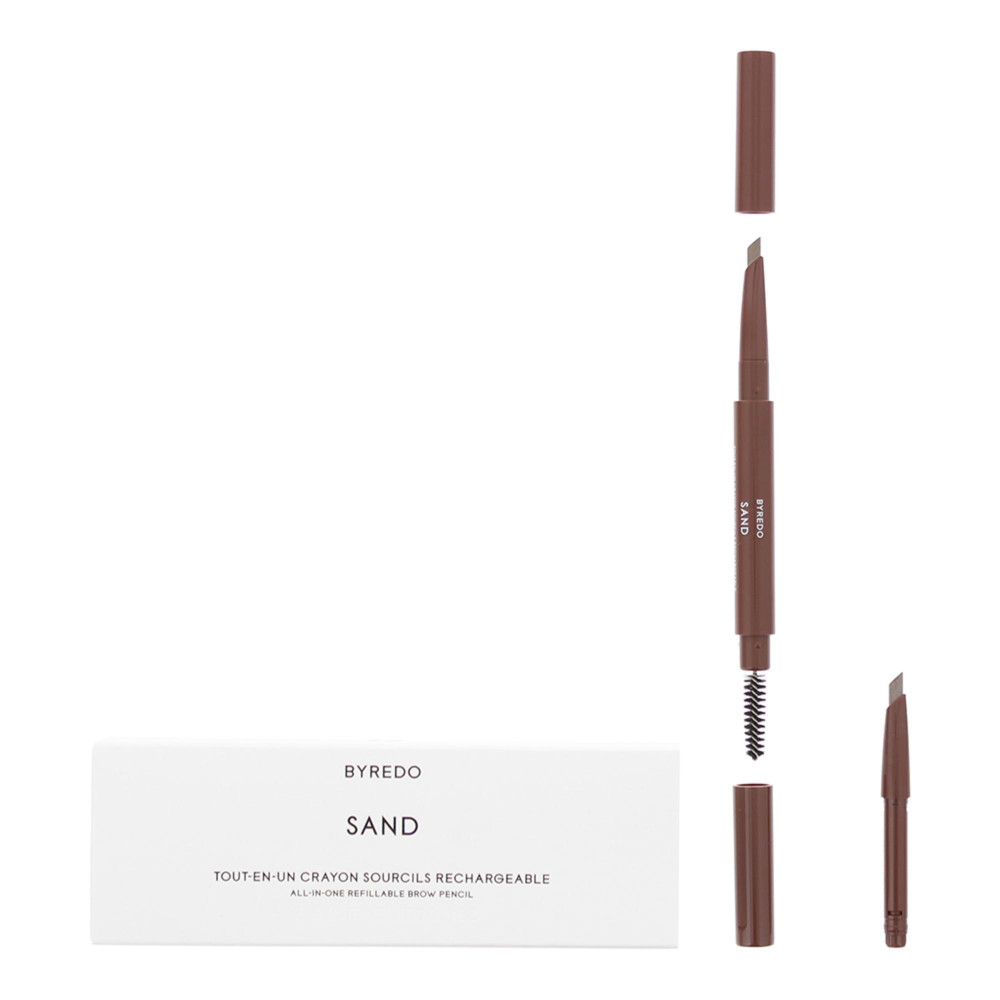 Byredo, All-In-One, Waterproof, Pencil, Eyebrow Cream Pencil & Brush 2-In-1, 01, Sand, 0.5 g