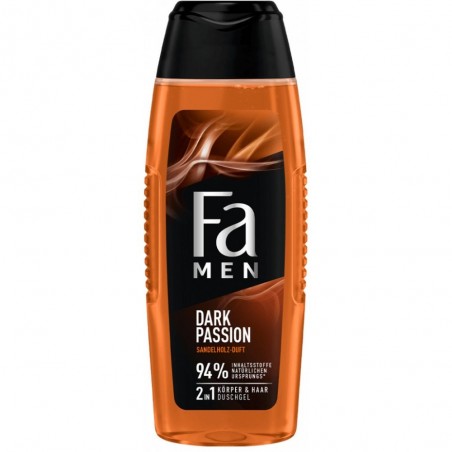 Fa Men Dark Passion Body & Hair Shower Gel 250 ml / 8.3 fl oz