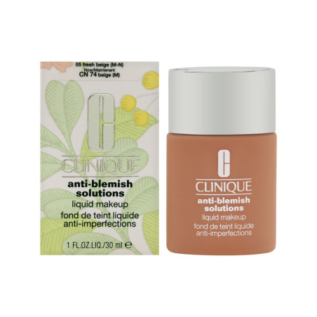 Clinique, Anti-Blemish Solutions, Oil-Free, Matte Finish, Liquid Foundation, 05, Fresh Beige, 30 ml