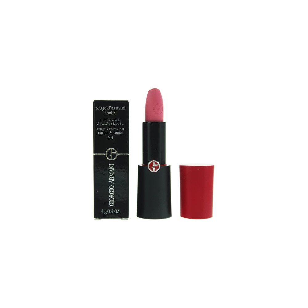 Giorgio Armani, Rouge d'Armani, Matte, Cream Lipstick, 504, Russian Rose, 4 g