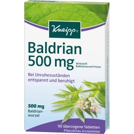 Kneipp Valerian 500mg, tablets, 90 pcs