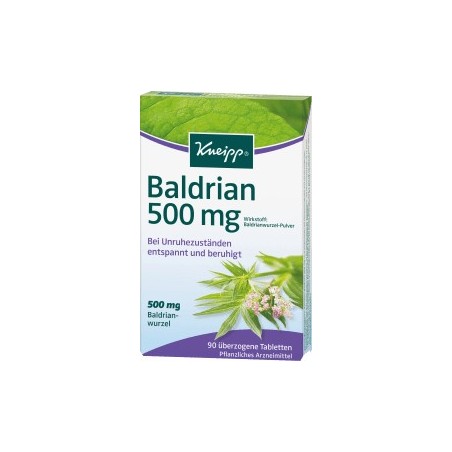 Kneipp Valerian 500mg, tablets, 90 pcs