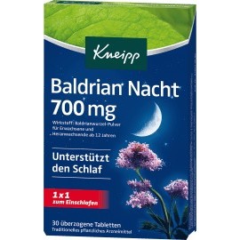 Kneipp Valerian night, 700mg tablets, 30 pcs