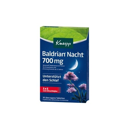 Kneipp Valerian night, 700mg tablets, 30 pcs