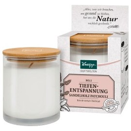 Kneipp Scented candle with glass of deep relaxation, 1 pc