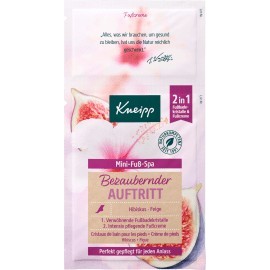 Kneipp Foot bath & foot cream set, mini foot spa (2in1) enchanting appearance with hibiscus & fig, 1 pc