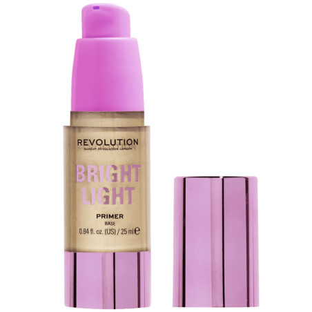 Makeup Revolution, Bright Lights, Reduces Fine Lines, Brightens, Cream Primer, 25 ml