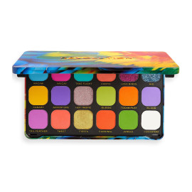 Makeup Revolution, Forever Flawless Bird Of Paradise, Eyeshadow Palette, 18 Shades, 19.8 g