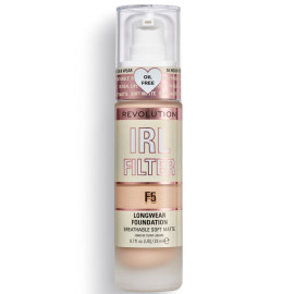 Makeup Revolution, IRL Filter, Oil Free, Long Wear, Cream Foundation, F5, 23 ml