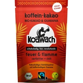 koawach Cocoa powder, fire + flame dark chilli, 100 g