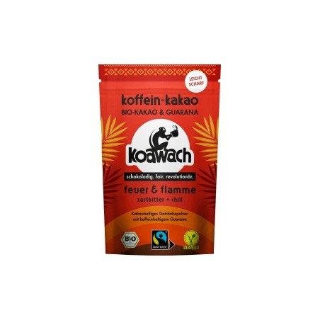 koawach Cocoa powder, fire + flame dark chilli, 100 g