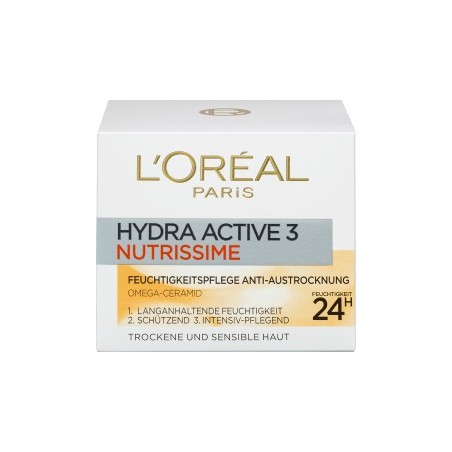 L'ORÉAL PARIS Day cream Hydra Active 3 Nutrissime, 50 ml