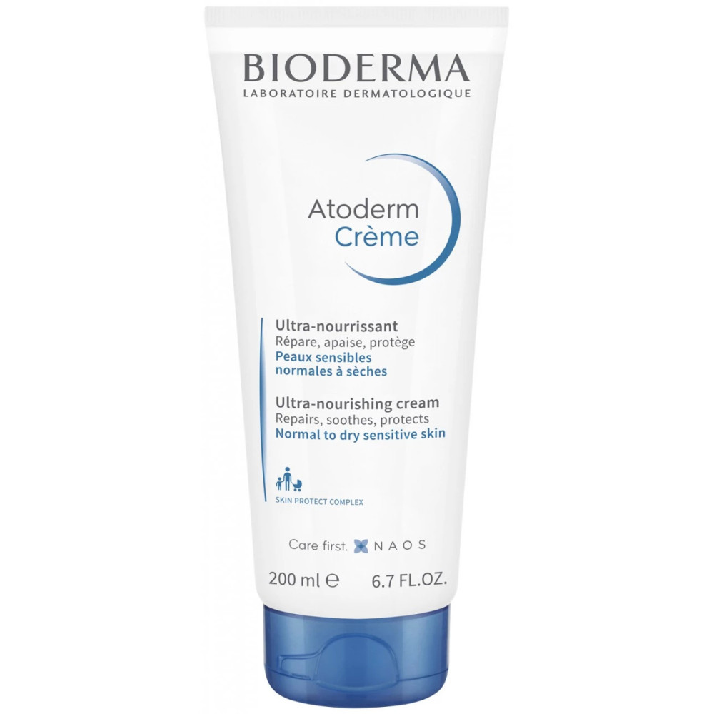 Bioderma, Atoderm, Repairing, Cream, For Face & Body, 200 ml