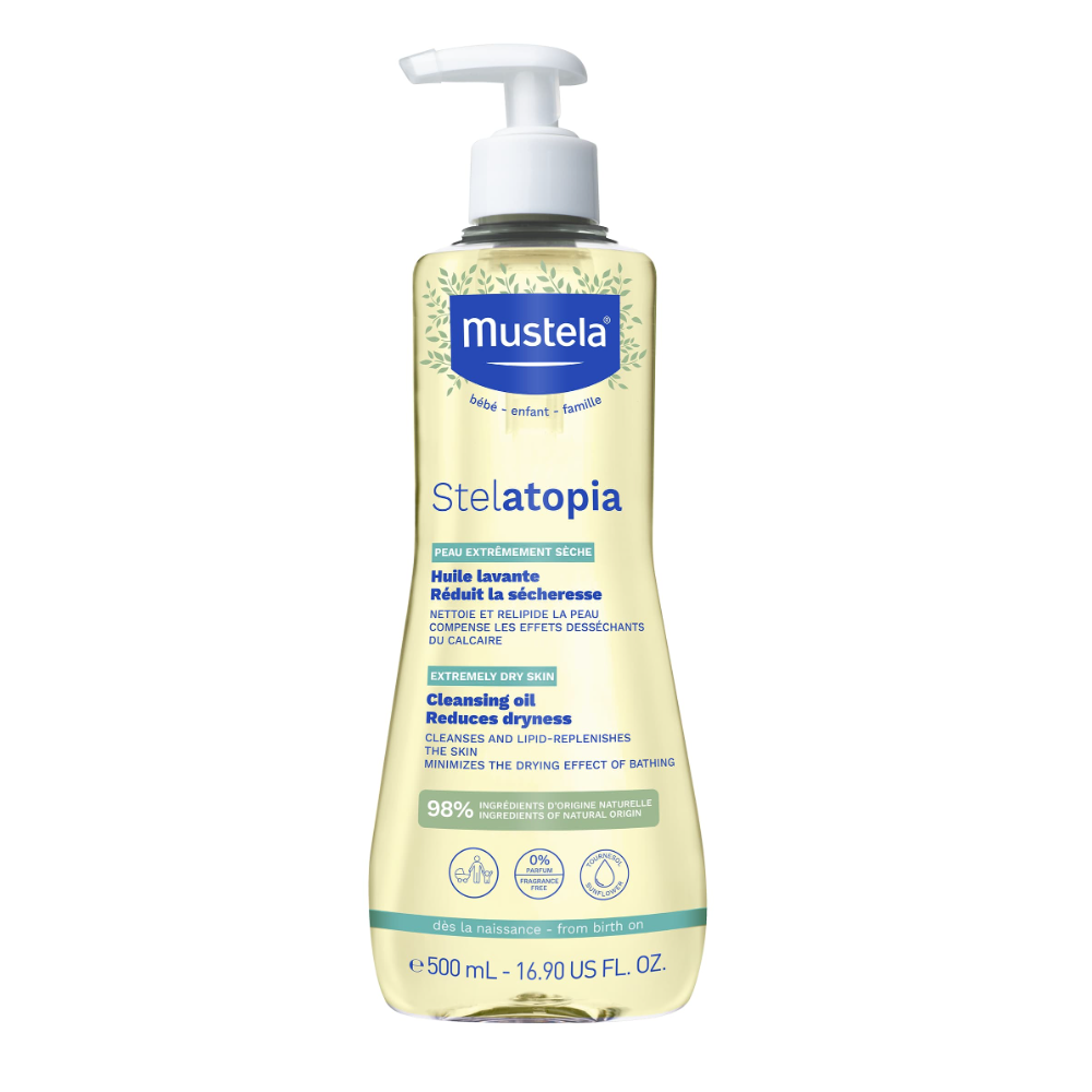 Mustela, Stelatopia, Calming, Cleansing Oil, 500 ml