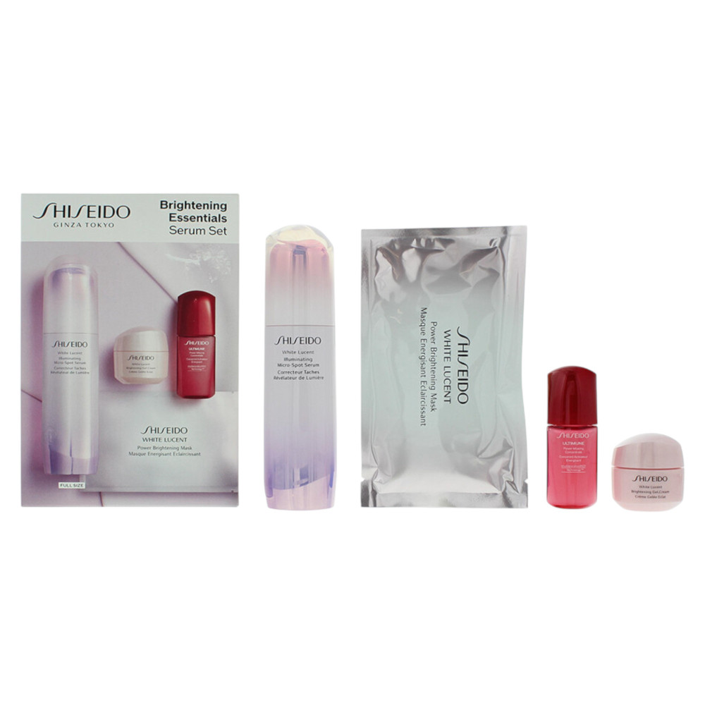 Set Shiseido: Brightening Essentials, Pigment-Correcting, Serum, For Face, 50 ml + Brightening Essentials, Hydrating, Serum, For