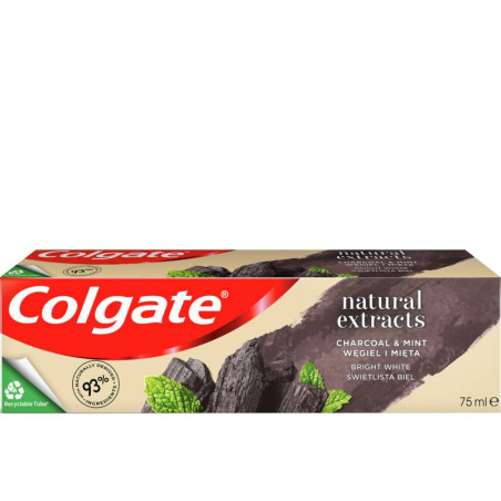 Colgate Natural Extracts Aktivkohle und Minze Zahnpasta 75 ml