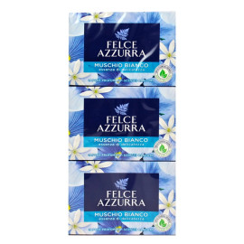 Felce Azzurra Muschio Bianco / Weiße Moschus Seife 3 x 100 g