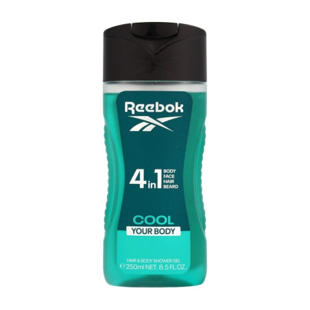 Reebok Cool Your Body 4in1 Haar und Körper Duschgel 250 ml