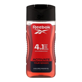 Reebok Activate Your Senses 4in1 Haar und Körper Duschgel 400 ml