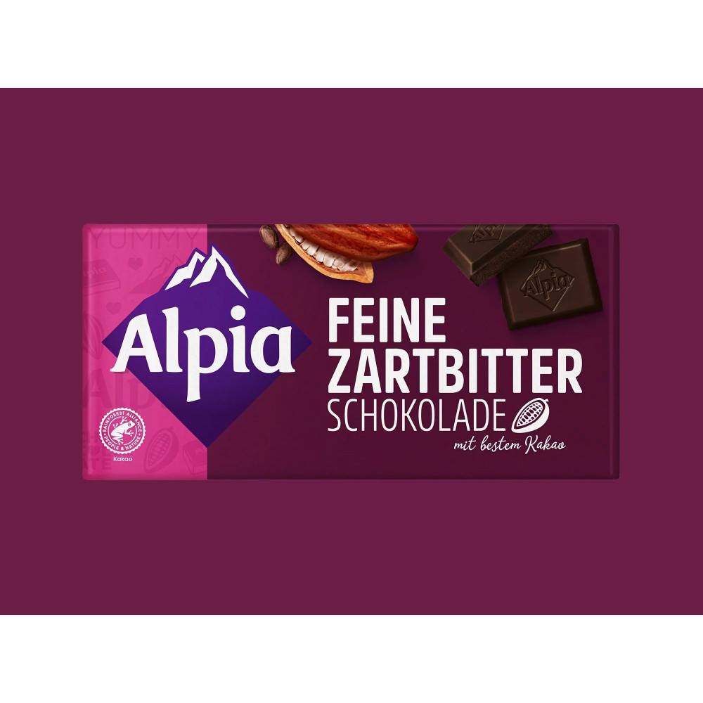 Alpia Feine Zartbitter Schokolade 100 g