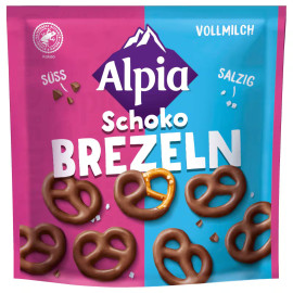 Alpia Chocolate Pretzels Whole Milk 140 g / 4.9 oz