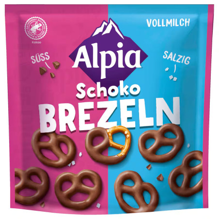 Alpia Schoko Brezeln Vollmilch 140 g