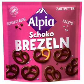Alpia Schoko Brezeln Zartbitter 140 g