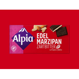 Alpia Edel Marzipan Zartbitter 100 g