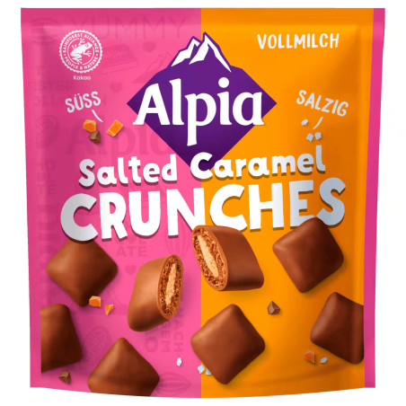 Alpia Salted Caramel Crunches 140 g