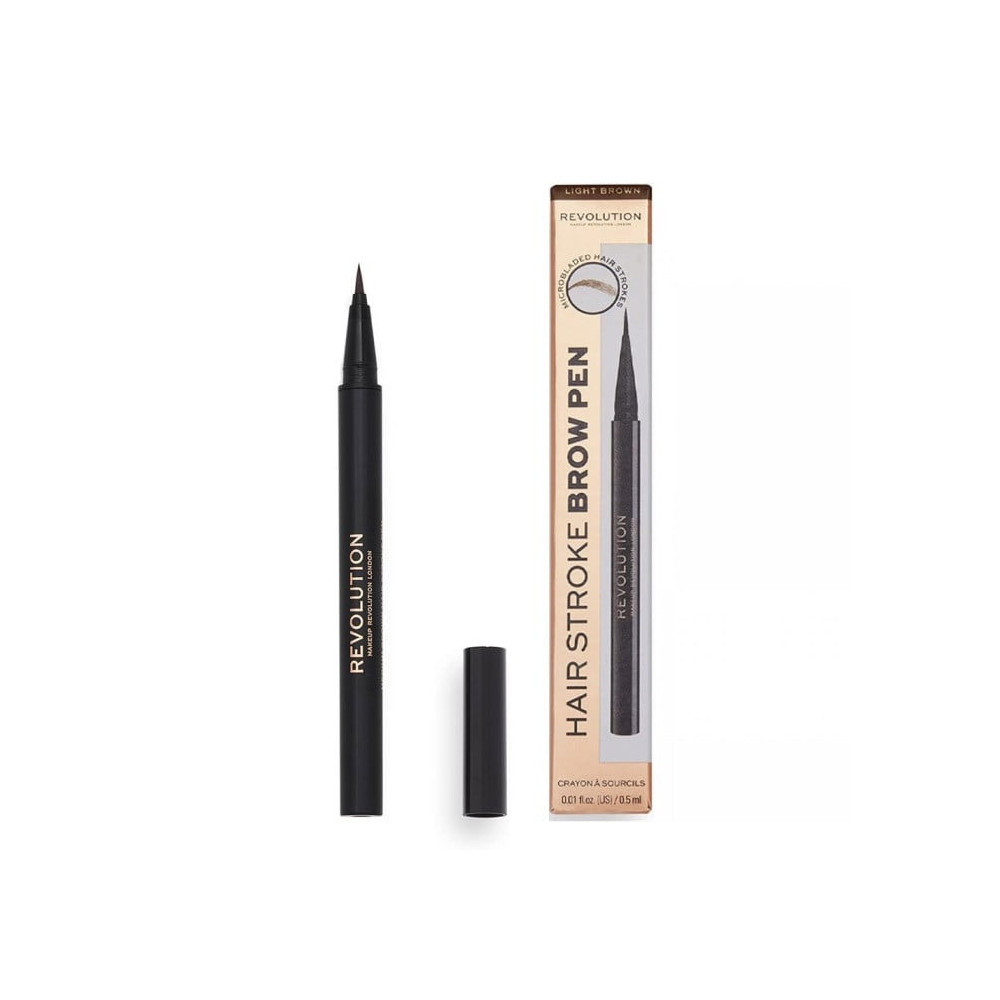 Makeup Revolution, Hair Stroke, Eyebrow Cream Pencil, Medium Brown, 0.5 g