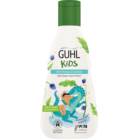 Guhl Children's Shampoo & Shower Gel 2in1 Blackberry 250 ml / 8.45 fl oz