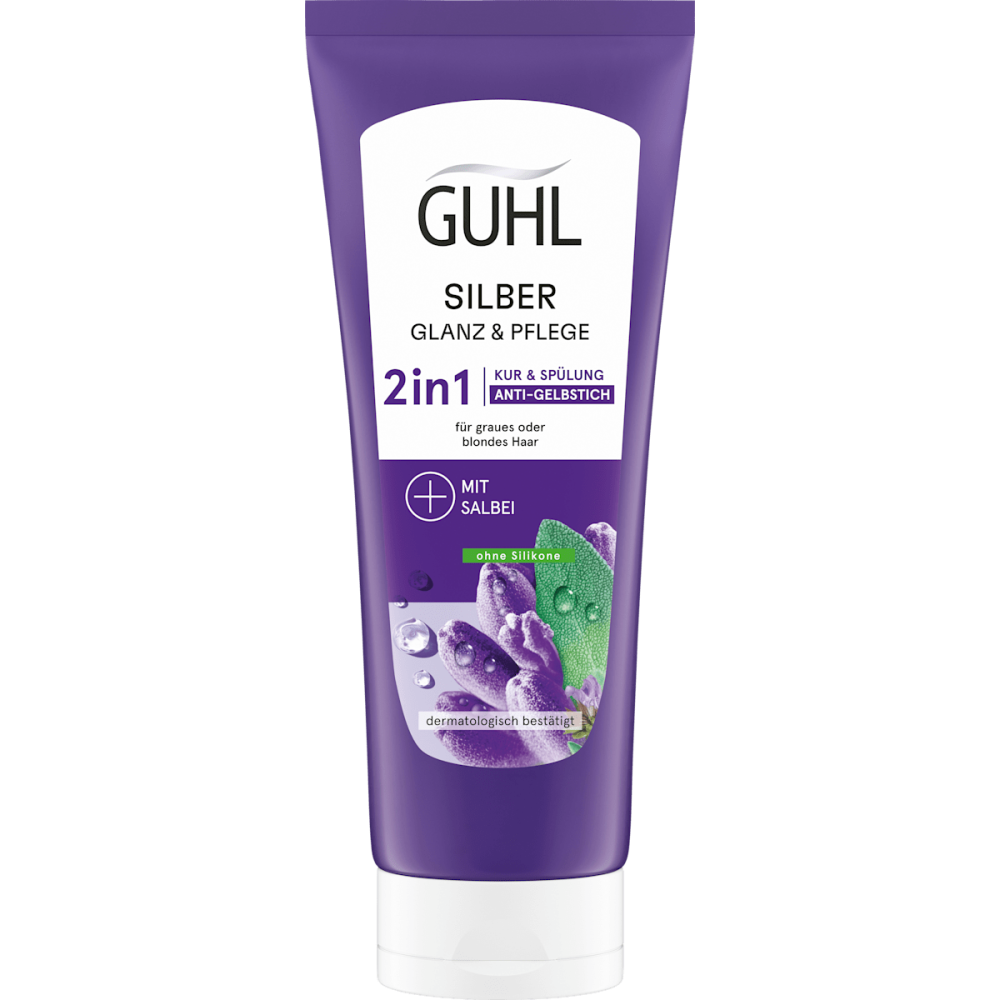 Guhl Hair treatment for silver shine and care 200 ml / 6.76 fl oz