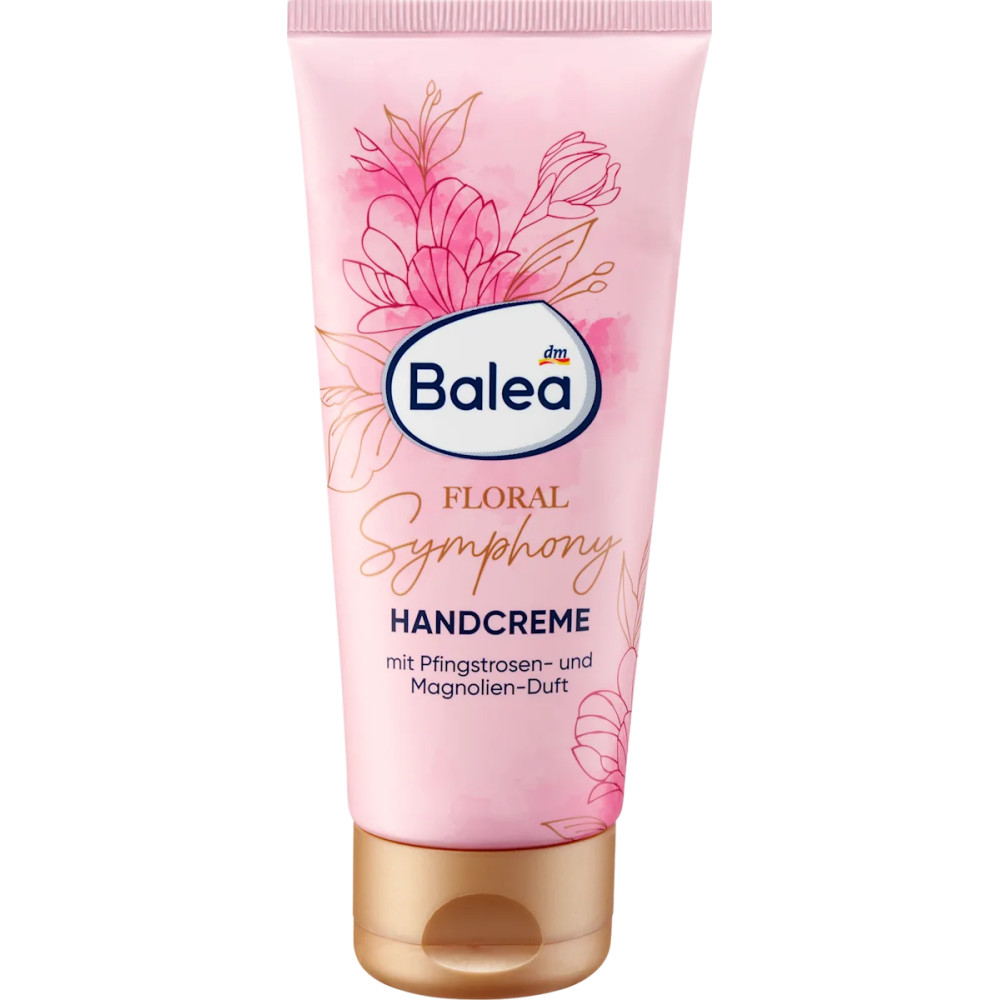 Balea Floral Symphony Peony & Magnolia Hand Cream 100 ml / 3.4 fl oz