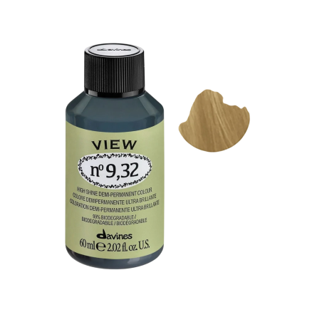 Davines, View, Demi-Permanent Hair Dye, 9.32 , 60 ml
