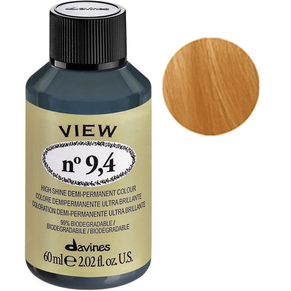 Davines, View, Demi-Permanent Hair Dye, 9.4 , 60 ml