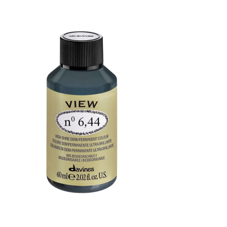 Davines, View, Demi-Permanent Hair Dye, 6.44 , 60 ml