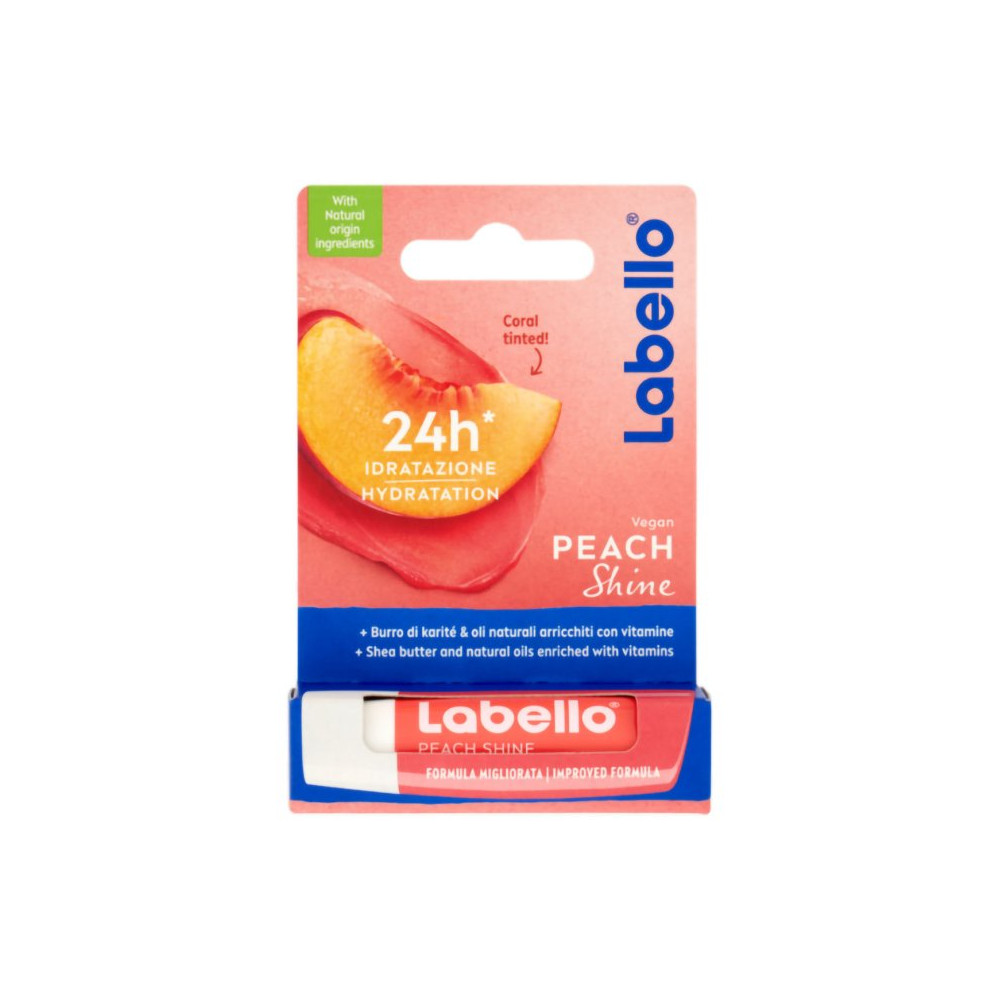 Labello Peach Shine Lippenbalsam 4,8 g