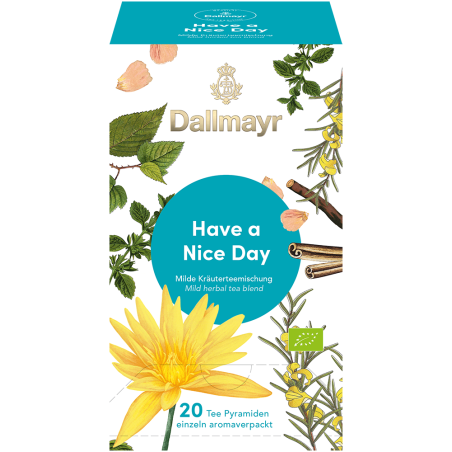 Dallmayr Bio Have a Nice Day 20 Pyramidenbeutel