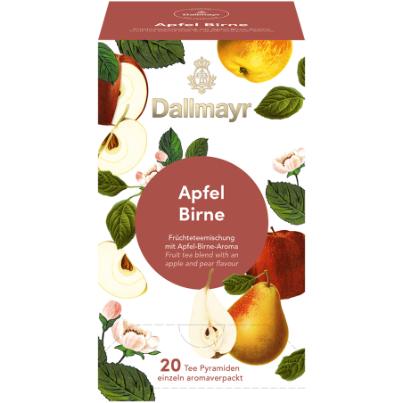 Dallmayr Apfel Birne 20 Pyramidenbeutel